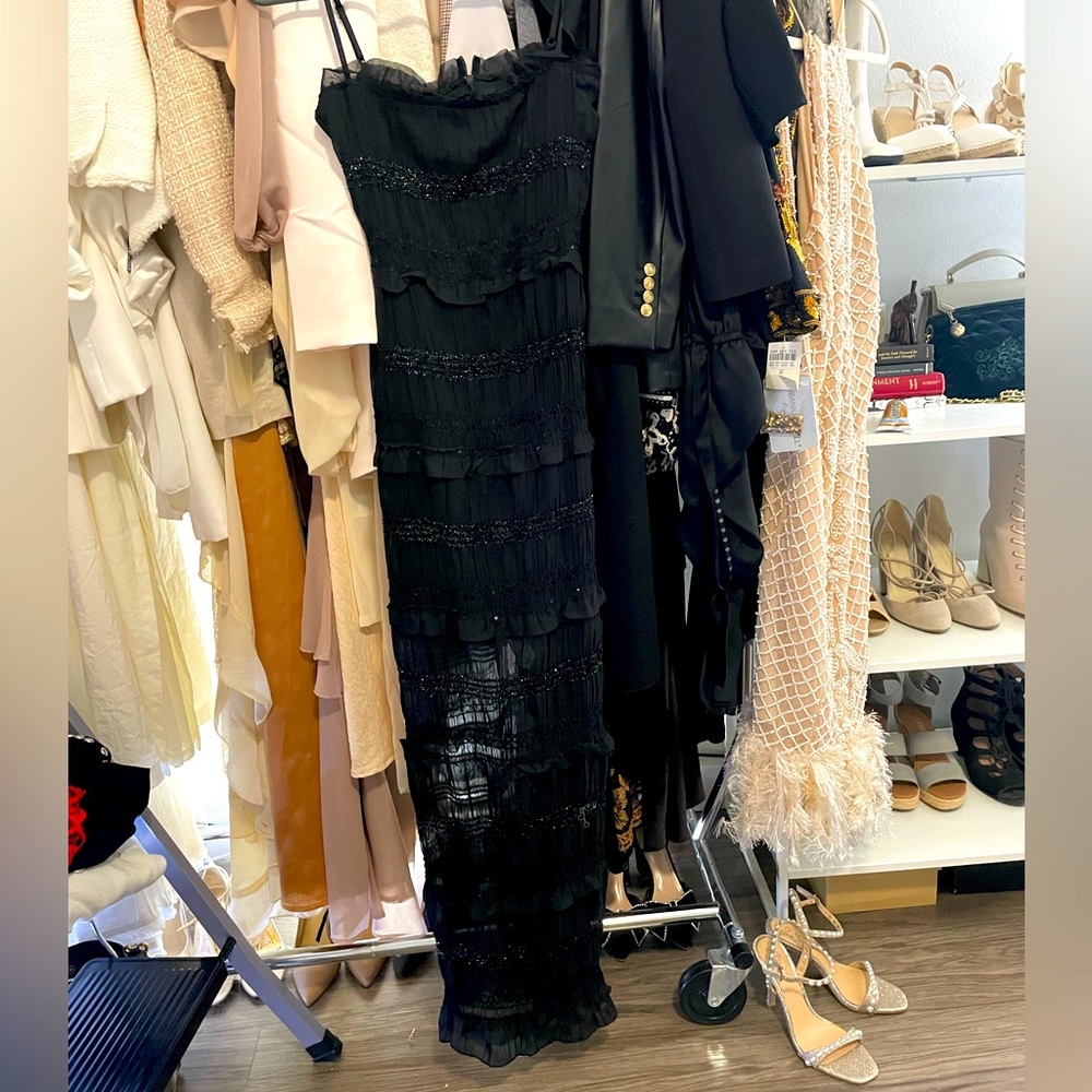 Maxi Black Commense Dress